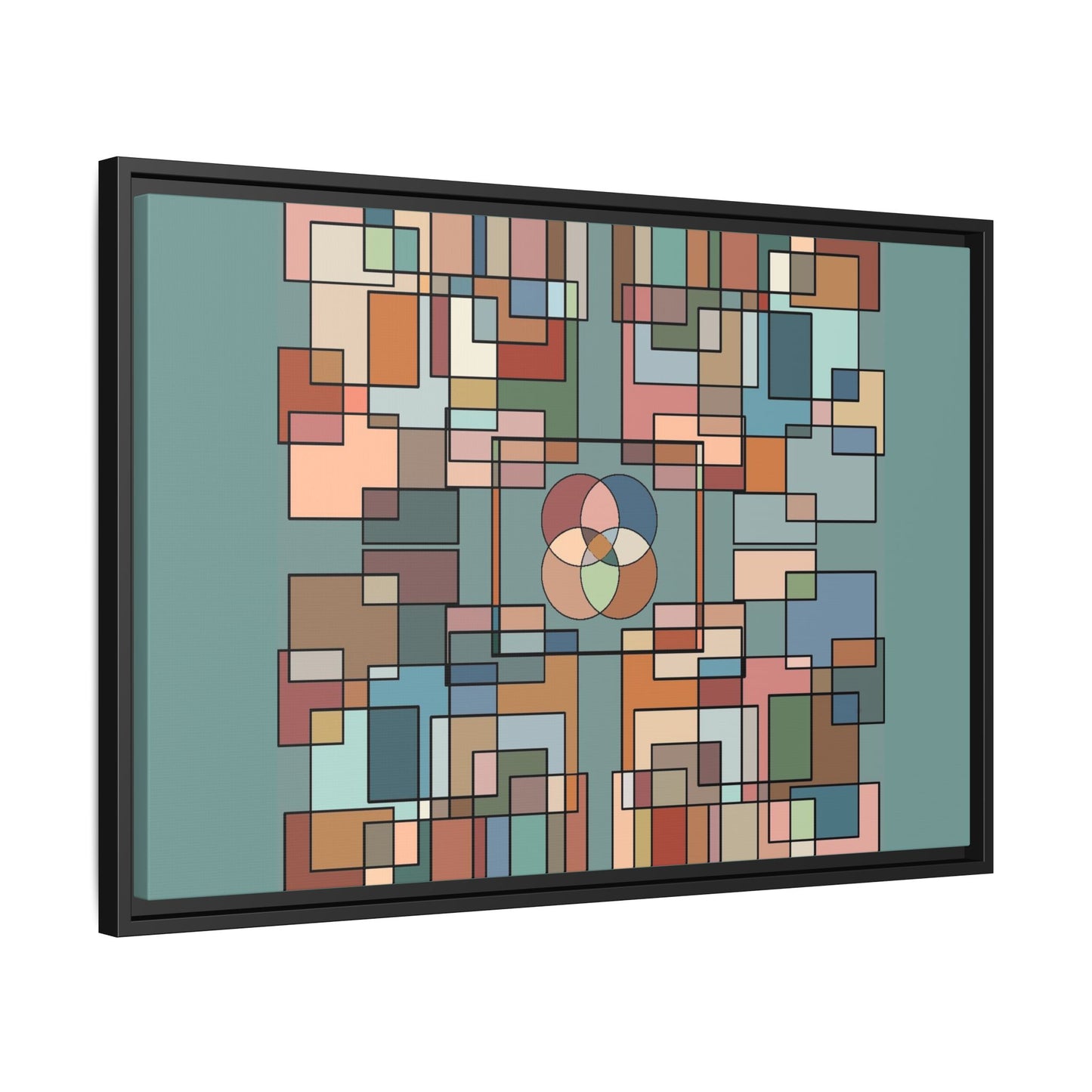 Matte Canvas, Framed (Multi-color)