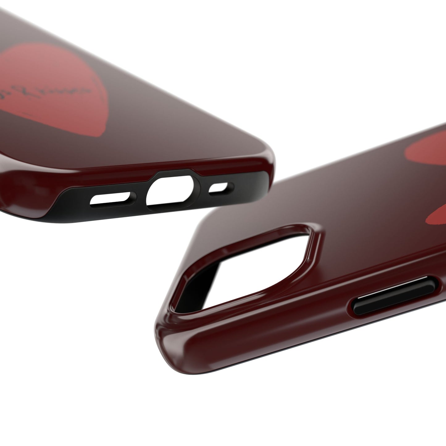 Hugs & Kisses Heart Tough Phone Case