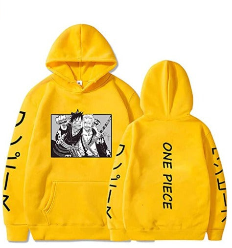 One Piece, Sauron Anime plush loose hoodie, cross-border hoodie, anime hoodie