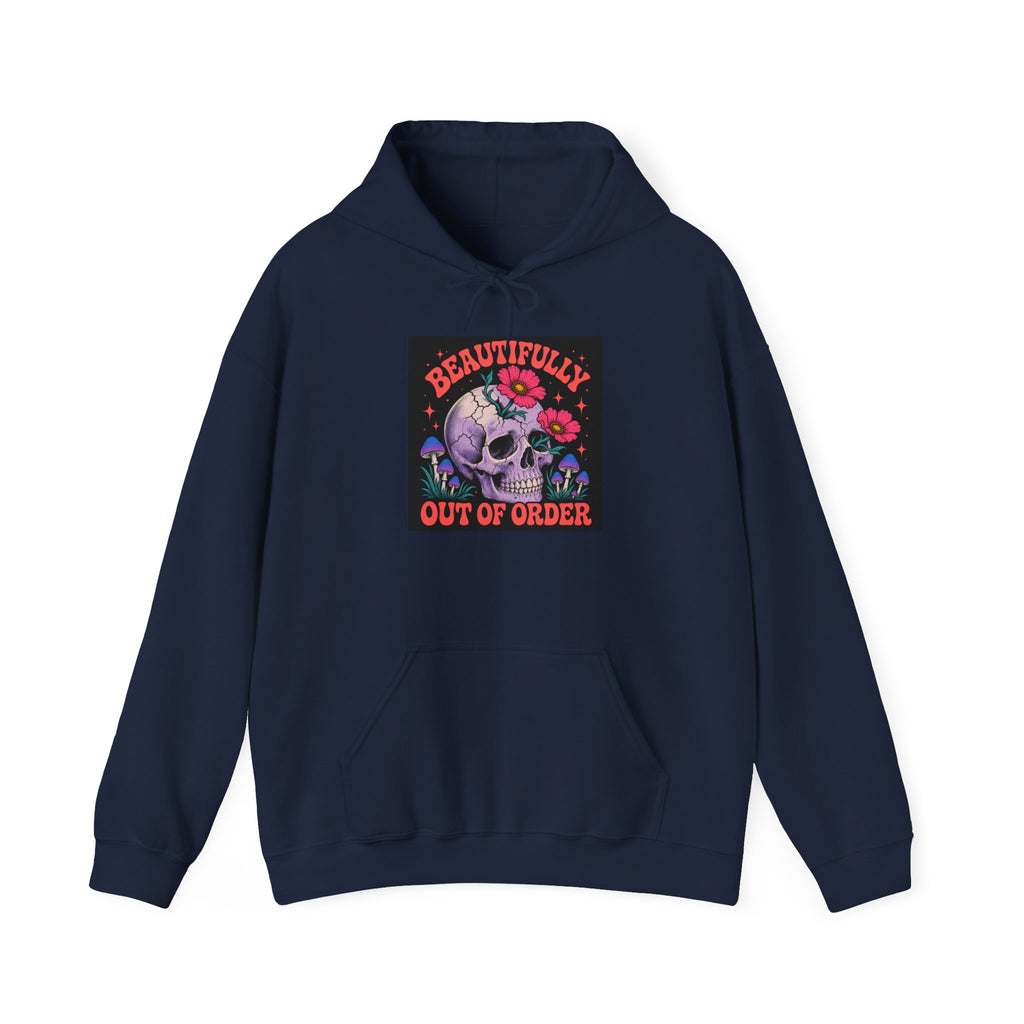 Darkwave Band Hoodie — 'Dead Quiet' Retro Goth Graphic Pullover