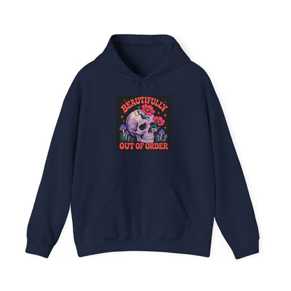 Darkwave Band Hoodie — 'Dead Quiet' Retro Goth Graphic Pullover