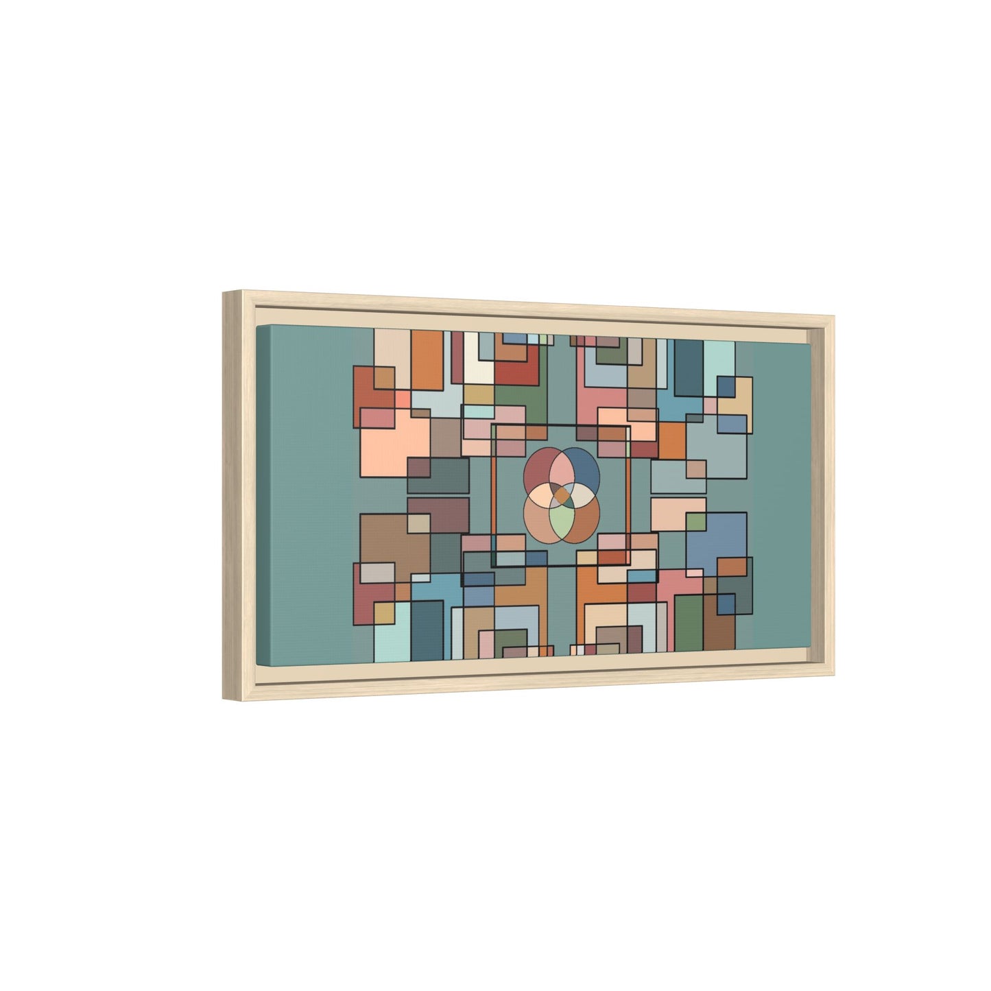 Matte Canvas, Framed (Multi-color)