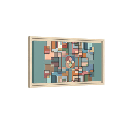 Matte Canvas, Framed (Multi-color)