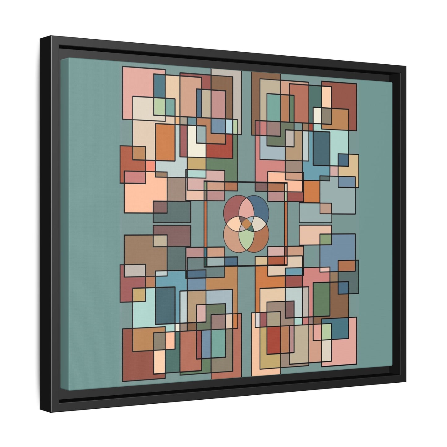 Matte Canvas, Framed (Multi-color)