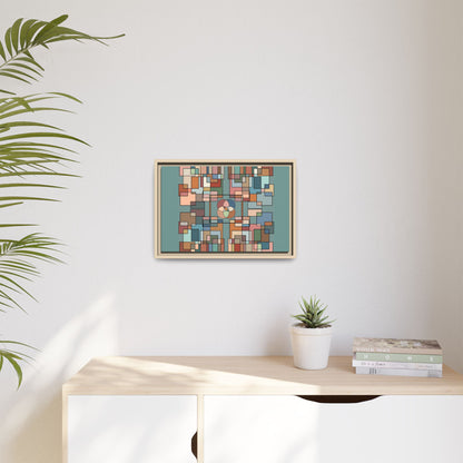 Matte Canvas, Framed (Multi-color)