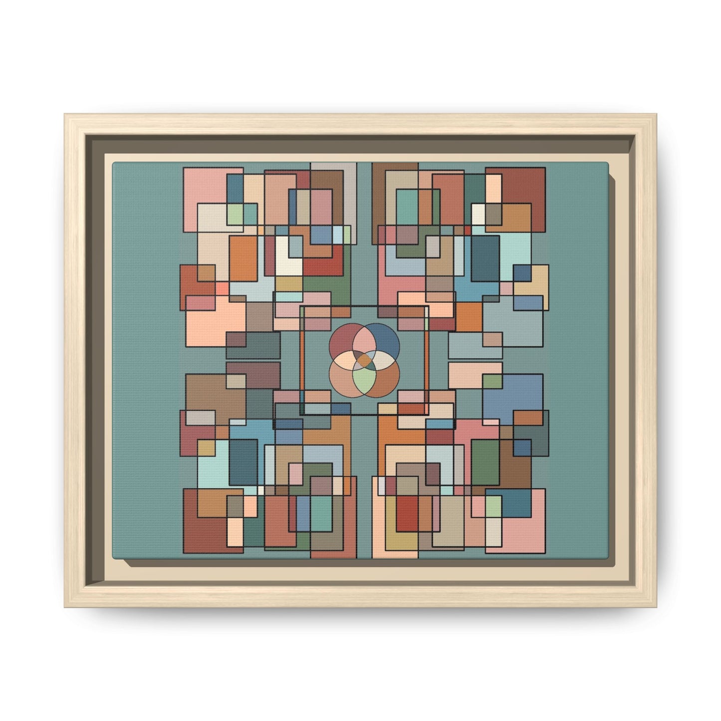 Matte Canvas, Framed (Multi-color)