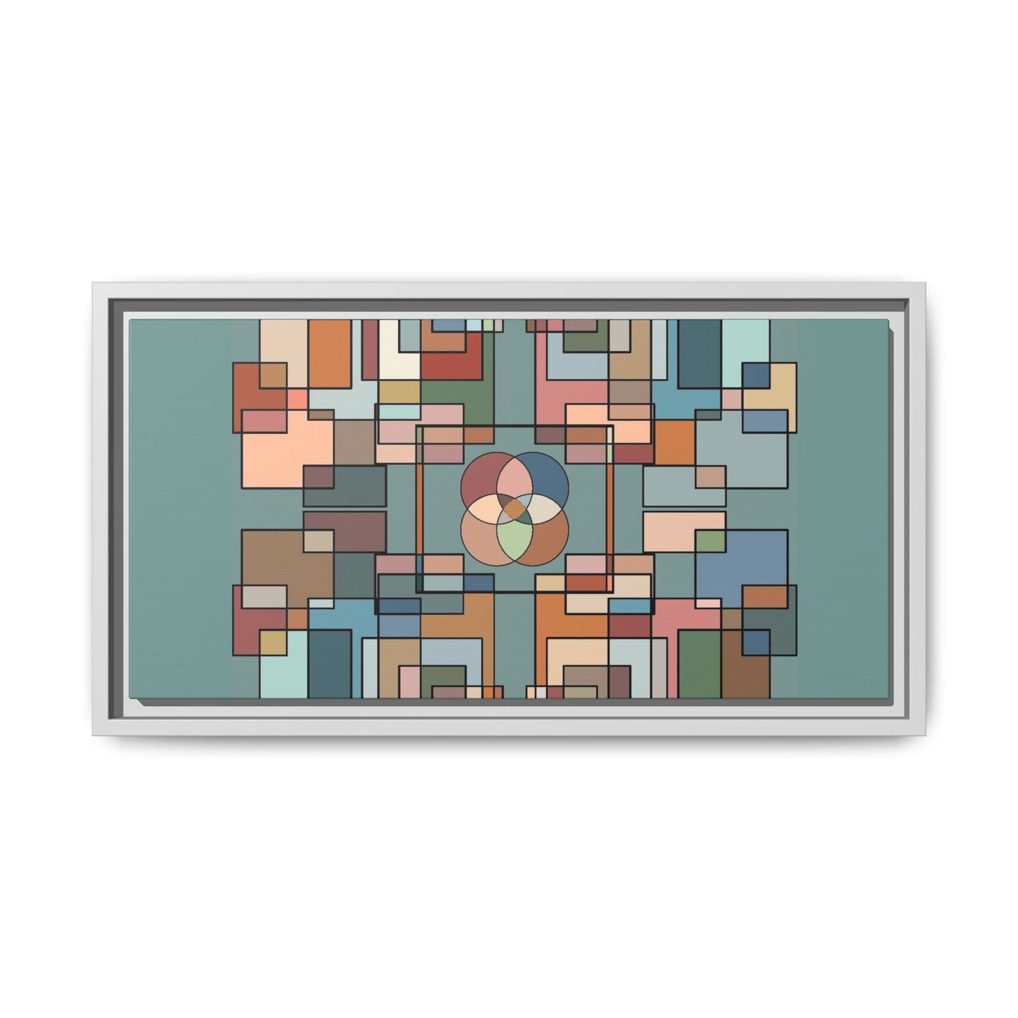 Matte Canvas, Framed (Multi-color)