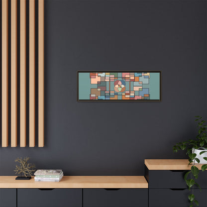 Matte Canvas, Framed (Multi-color)