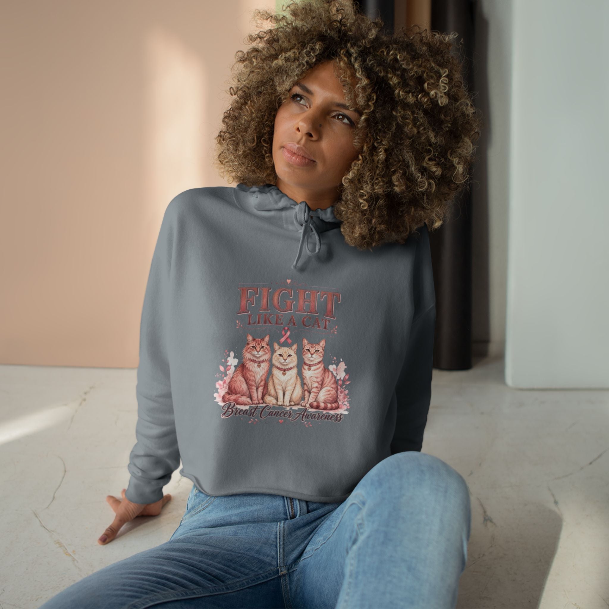 Copy of Autumn Pumpkin Ghost Crop Hoodie — Cute Halloween Crop Top Hoodie