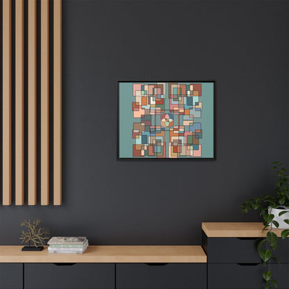 Matte Canvas, Framed (Multi-color)