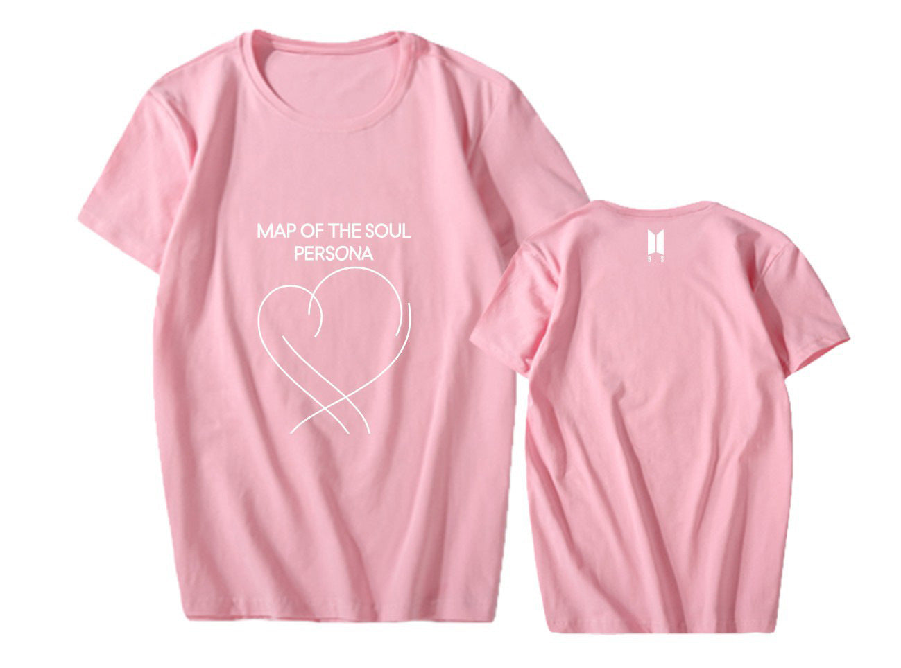 BTS Album MAP OF THE SOUL PERSONA Support The Same Short-Sleeved T-Shirt