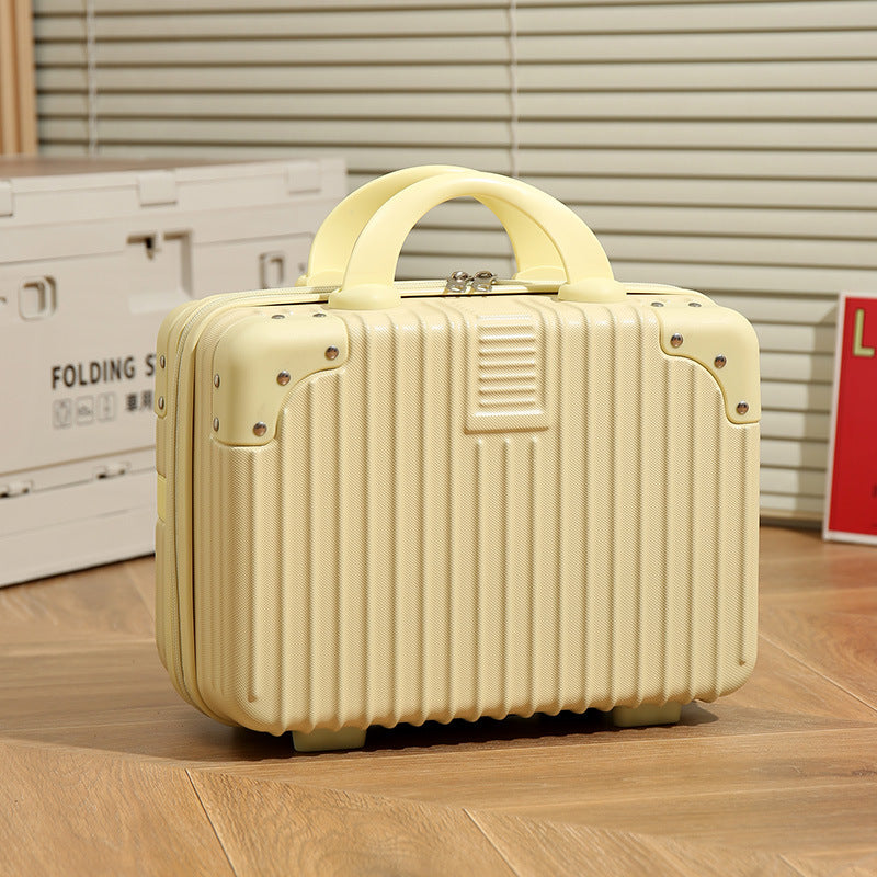 Vintage Luggage Mini Makeup Case 14-inch Small Box Gift Box 16-inch Carry-on Bag Storage