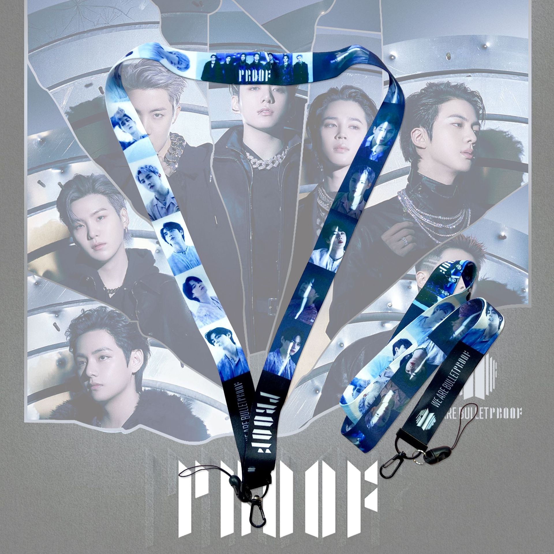 BTS new album "Proof" Lanyard 9th Anniversary Park Jimin Peripheral Ornament Mobile Lanyard