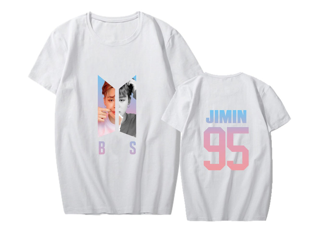 BTS LOVE YOURSELF World Tour Around The Support Clothes With The Same Short-Sleeved T-Shirt