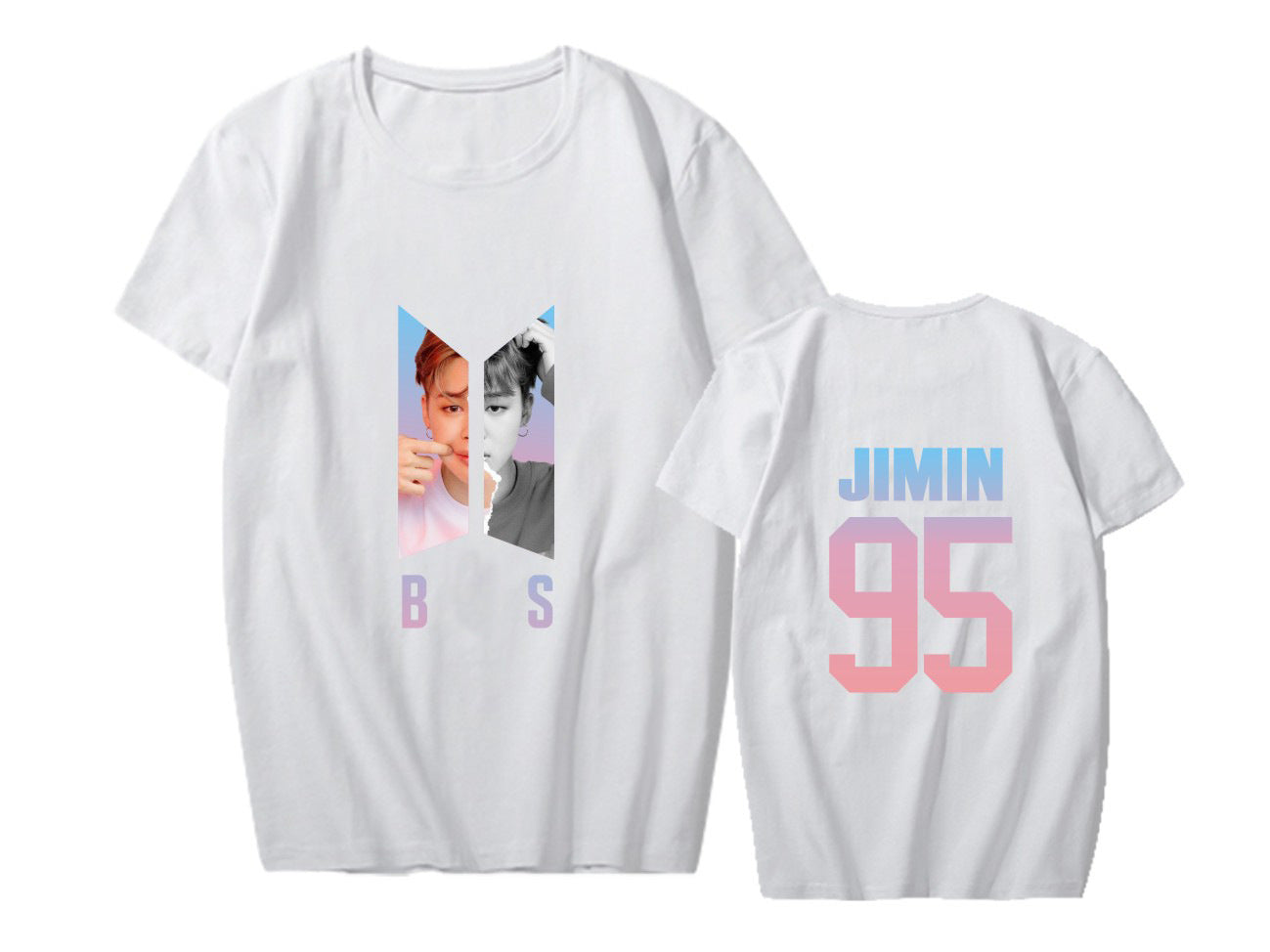 BTS LOVE YOURSELF World Tour Around The Support Clothes With The Same Short-Sleeved T-Shirt