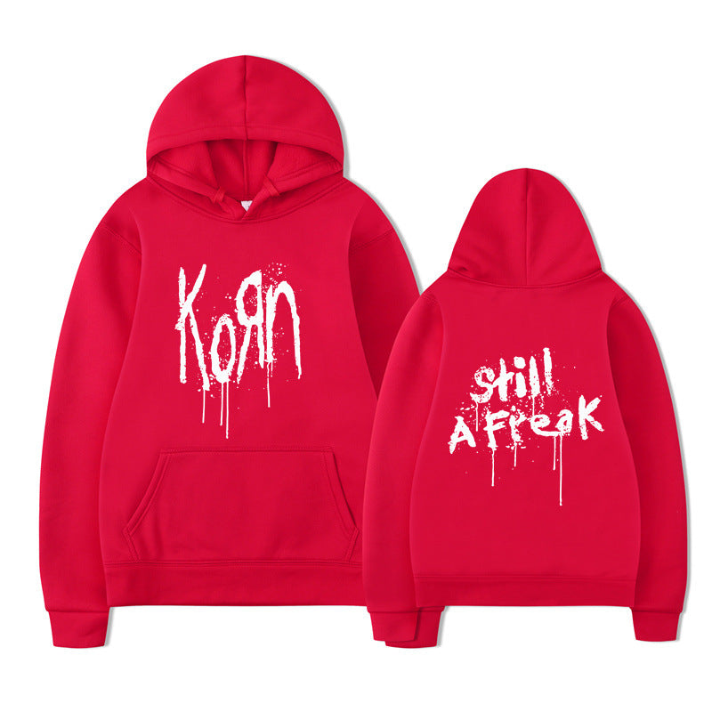 Hooded Sweatshirt with Anime Design, Casual and Creative Hoodie
