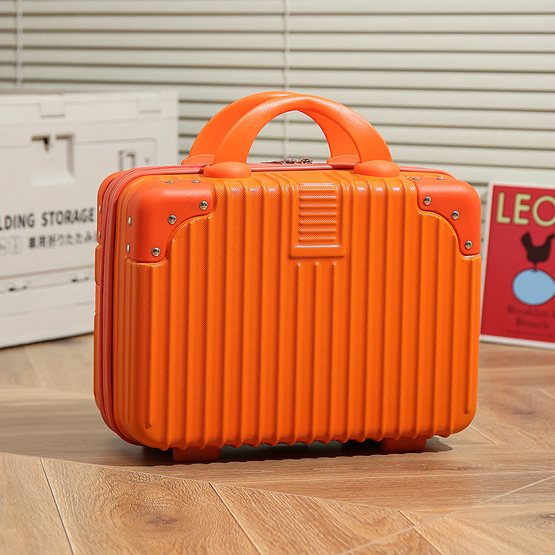 Vintage Luggage Mini Makeup Case 14-inch Small Box Gift Box 16-inch Carry-on Bag Storage