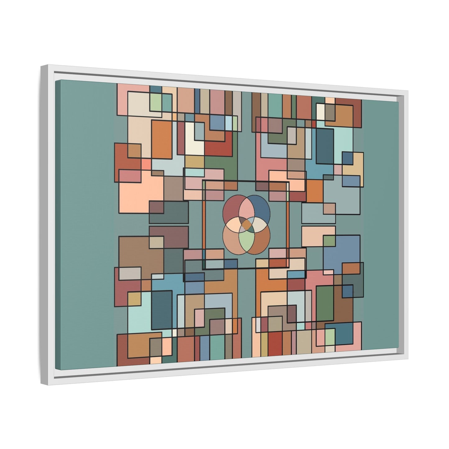 Matte Canvas, Framed (Multi-color)