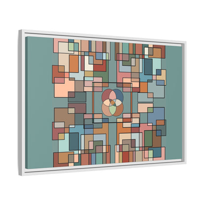 Matte Canvas, Framed (Multi-color)