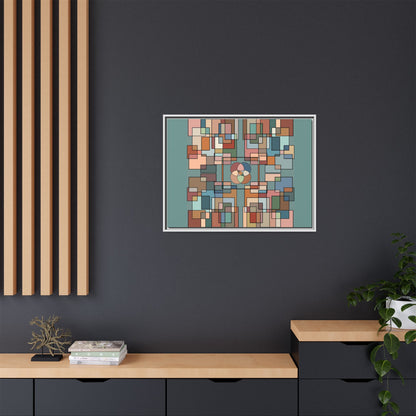 Matte Canvas, Framed (Multi-color)