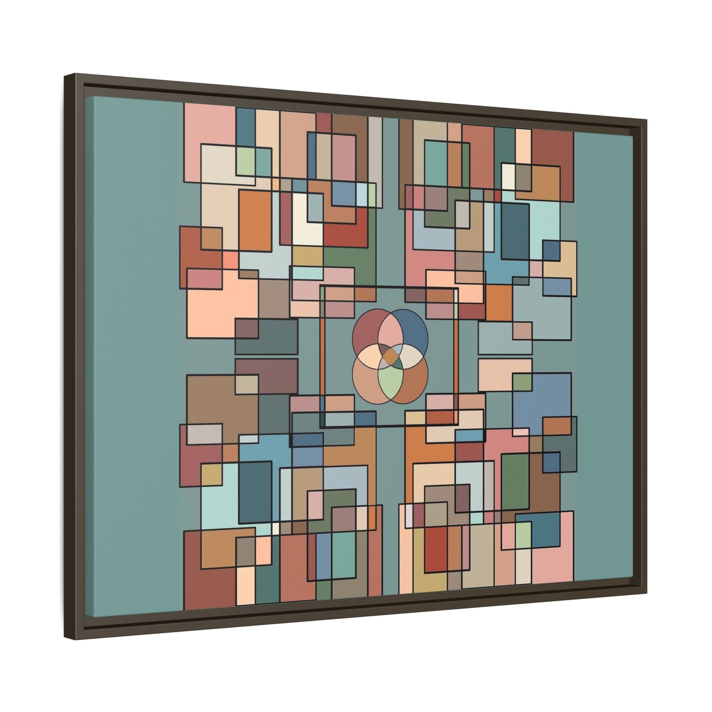 Matte Canvas, Framed (Multi-color)