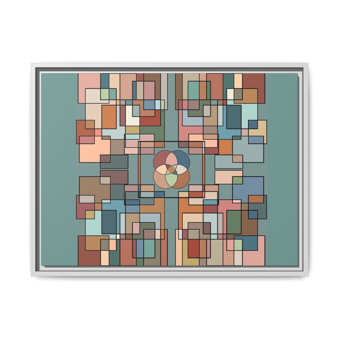 Matte Canvas, Framed (Multi-color)