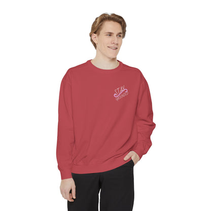 Stay Grounded Cute Cat  Sweatshirt — Women's Casual Crewneck