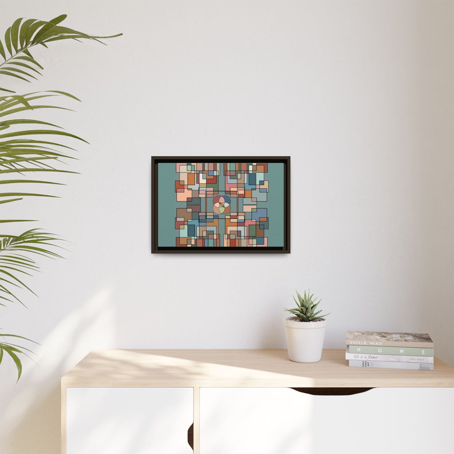 Matte Canvas, Framed (Multi-color)