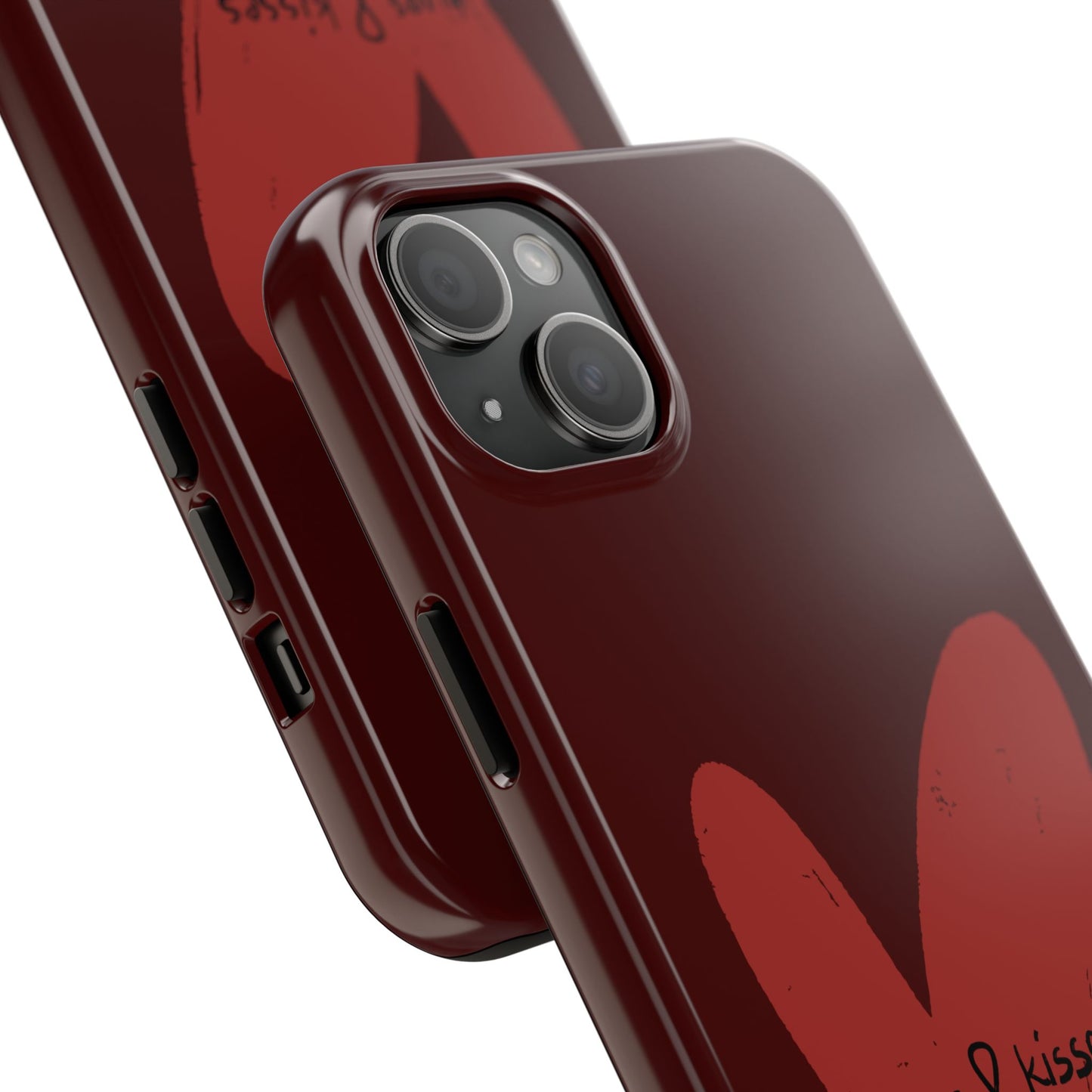 Hugs & Kisses Heart Tough Phone Case
