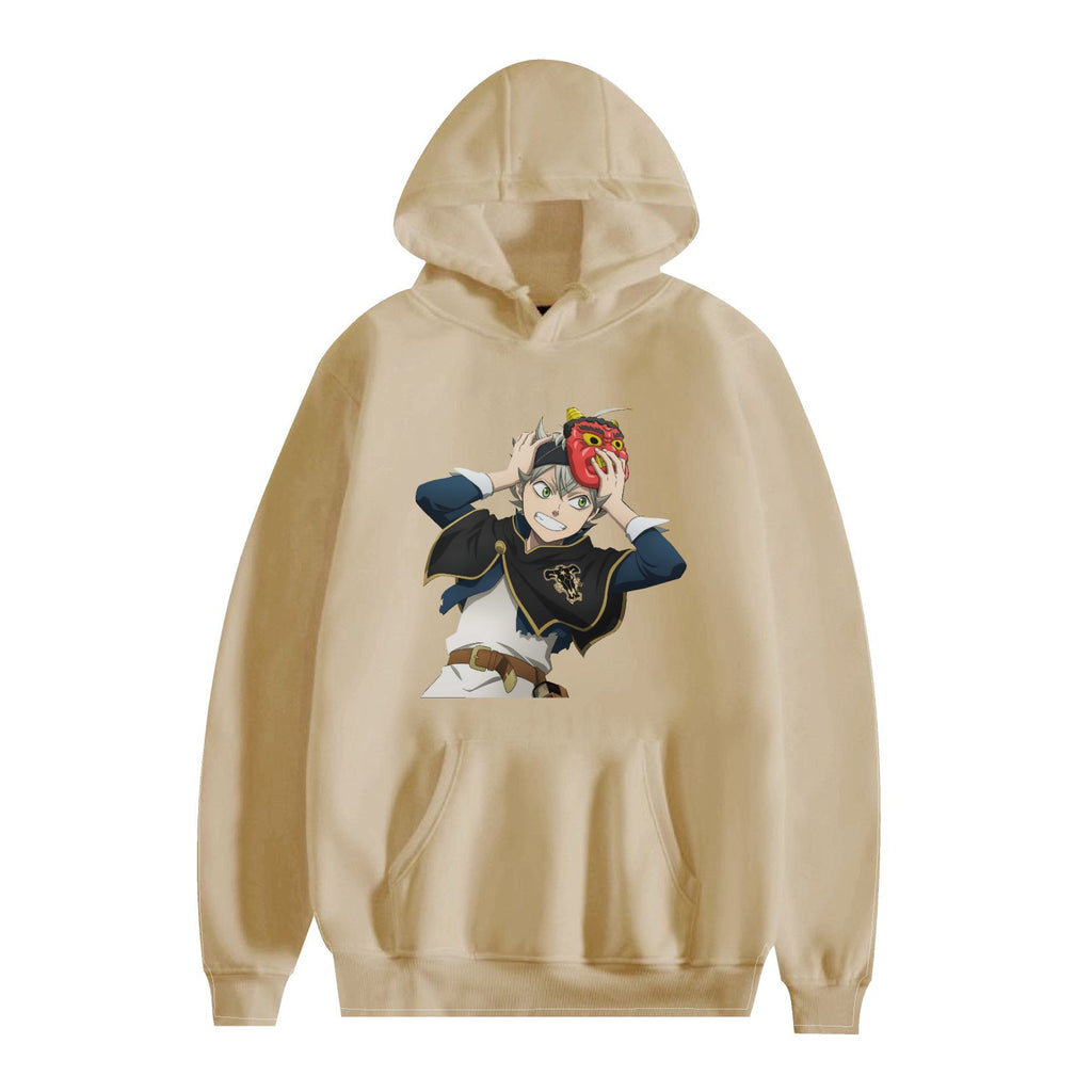 Black Clover Anime Cartoon Hooded Sweatshirt