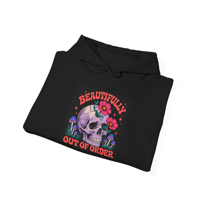 Darkwave Band Hoodie — 'Dead Quiet' Retro Goth Graphic Pullover
