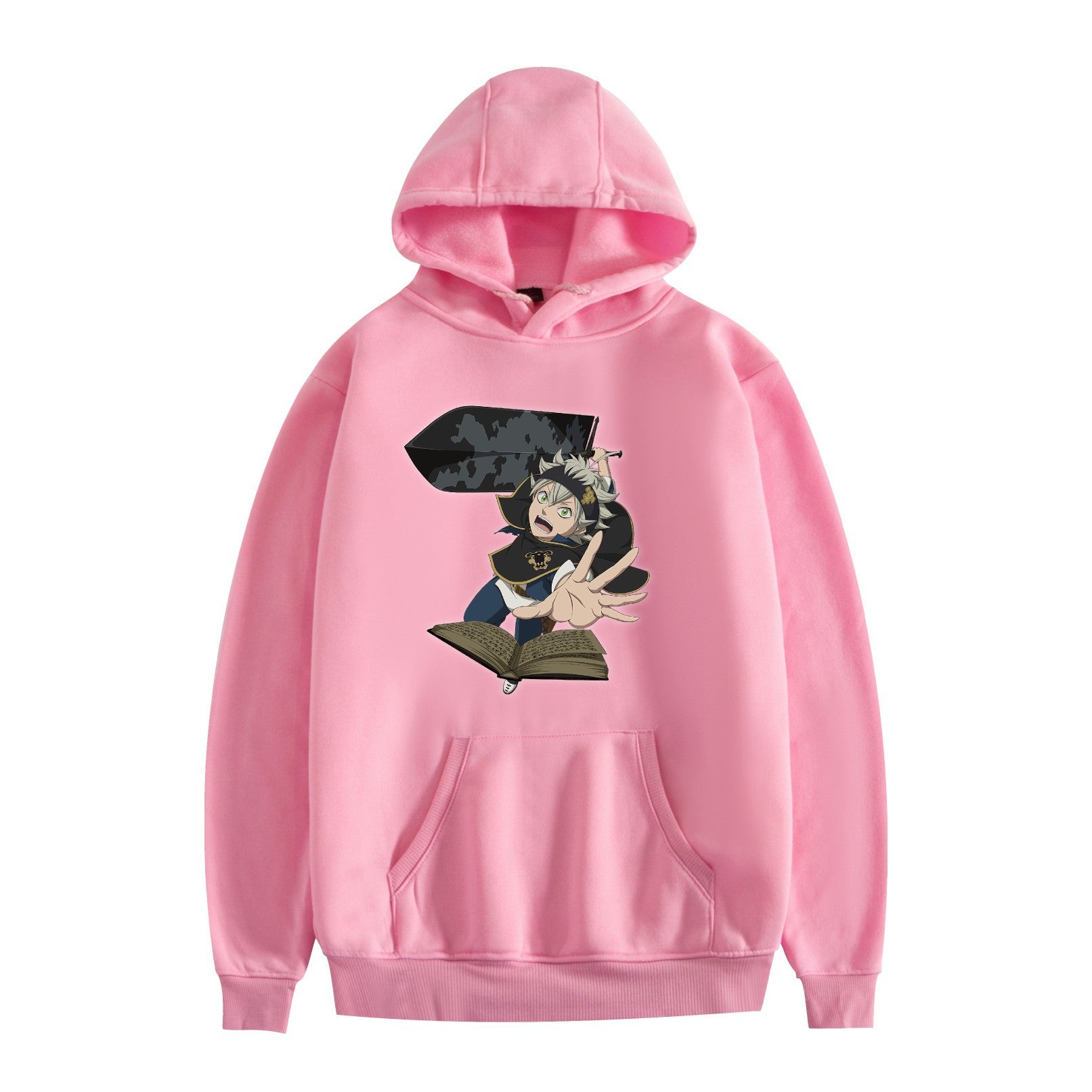 Black Clover Anime Cartoon Hooded Sweatshirt