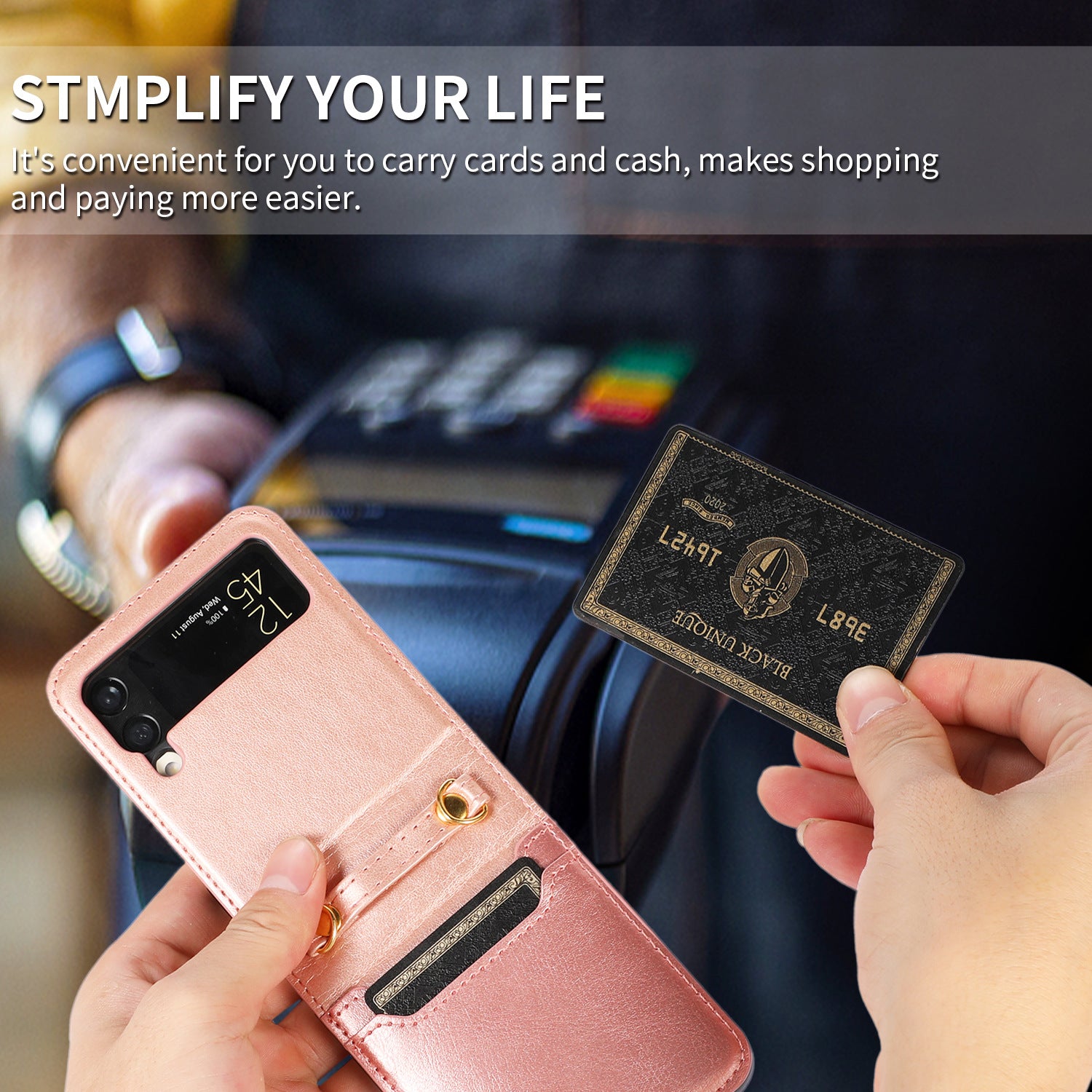 Nouvelle coque de téléphone à écran pliable Samsung Z Flip5 avec couverture de protection pour carte Galaxy Z Flip4 à extension diagonale