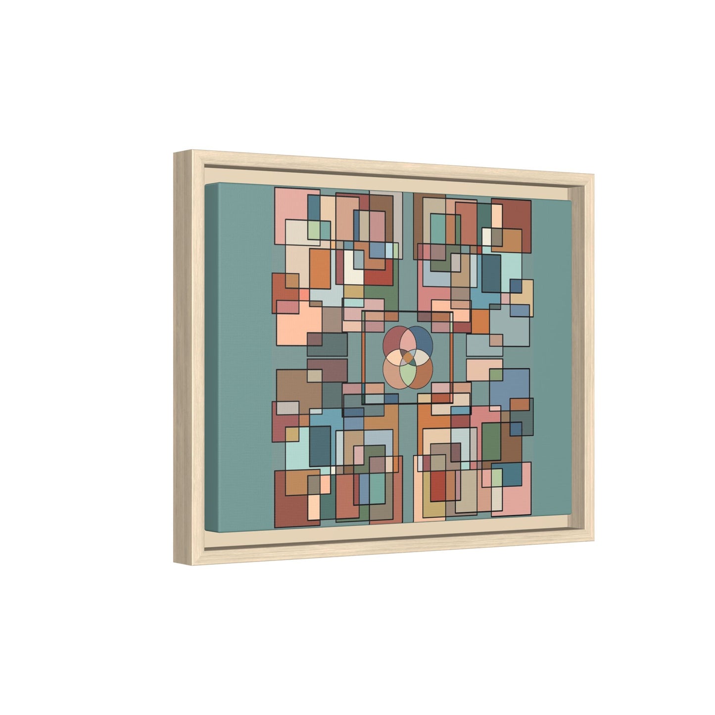 Matte Canvas, Framed (Multi-color)