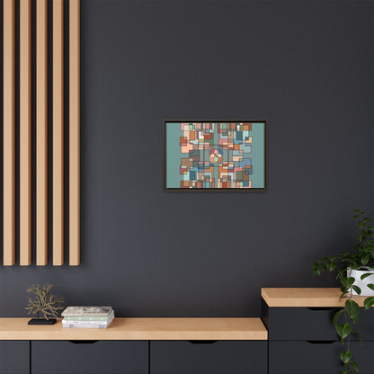 Matte Canvas, Framed (Multi-color)