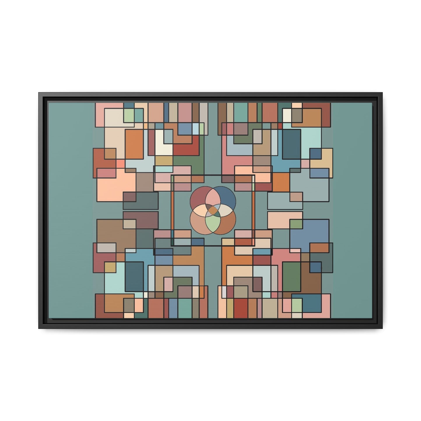 Matte Canvas, Framed (Multi-color)