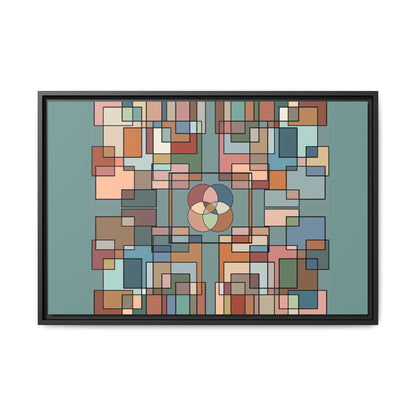 Matte Canvas, Framed (Multi-color)