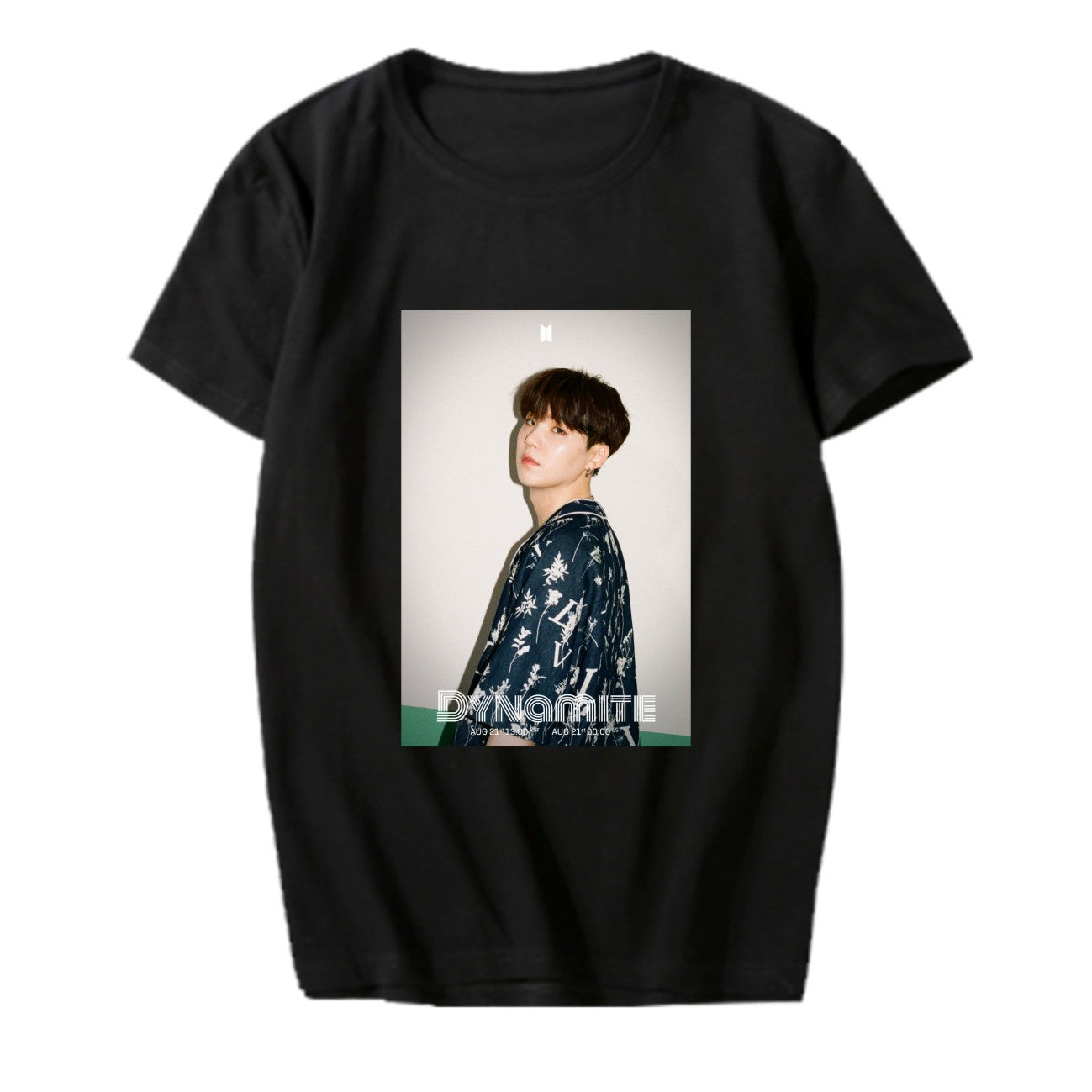 BTS New Album "Dynamite" Remix Teaser Photo Surrounding The Same Short-Sleeved T-Shirt for Women