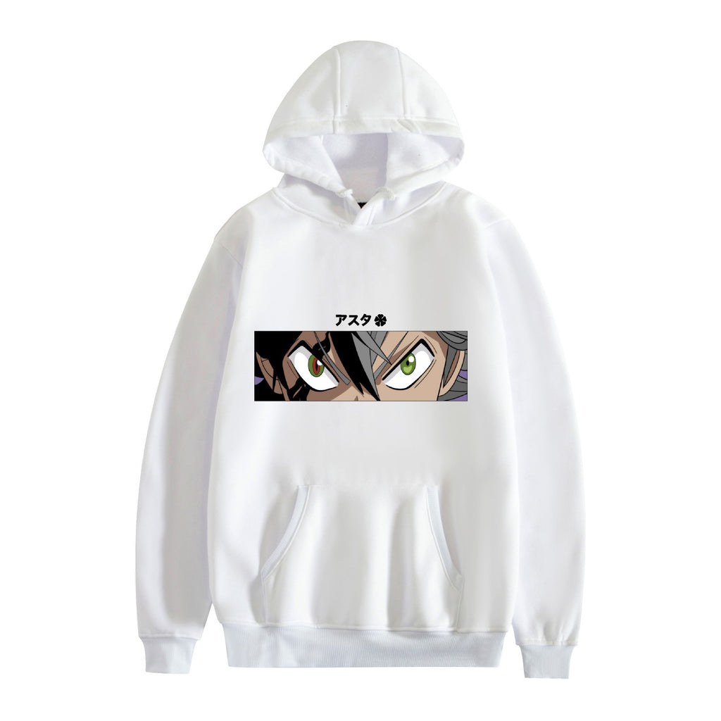 Black Clover Anime Cartoon Hooded Sweatshirt