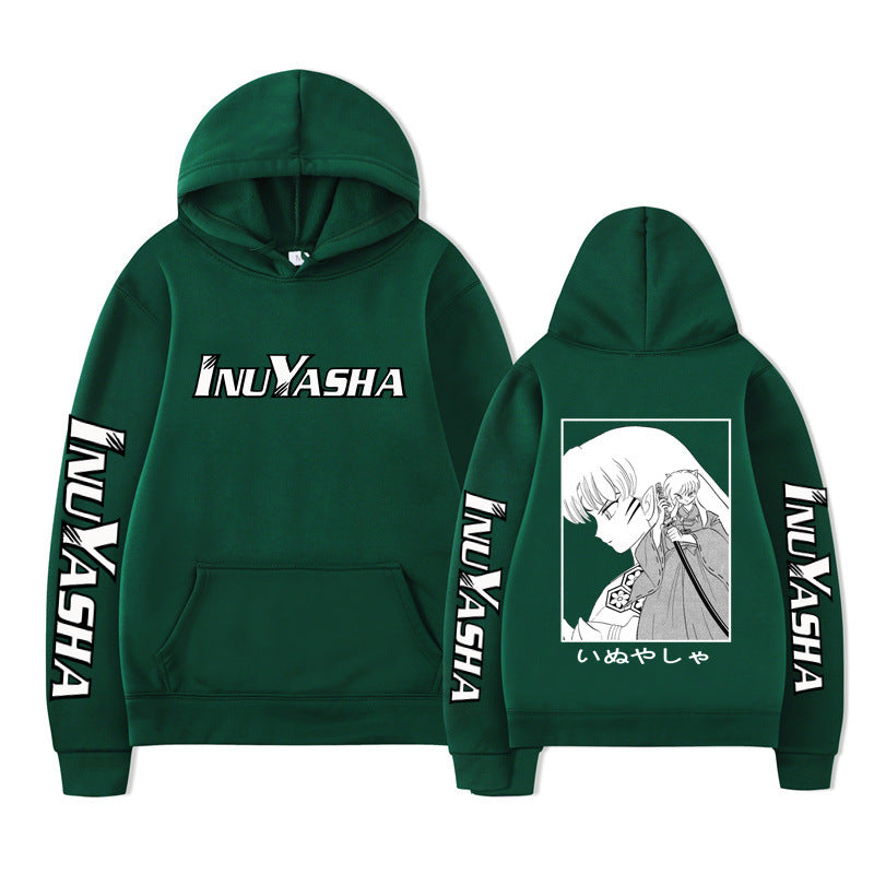 Hooded Sweatshirt with Anime Design, Casual and Creative Hoodie
