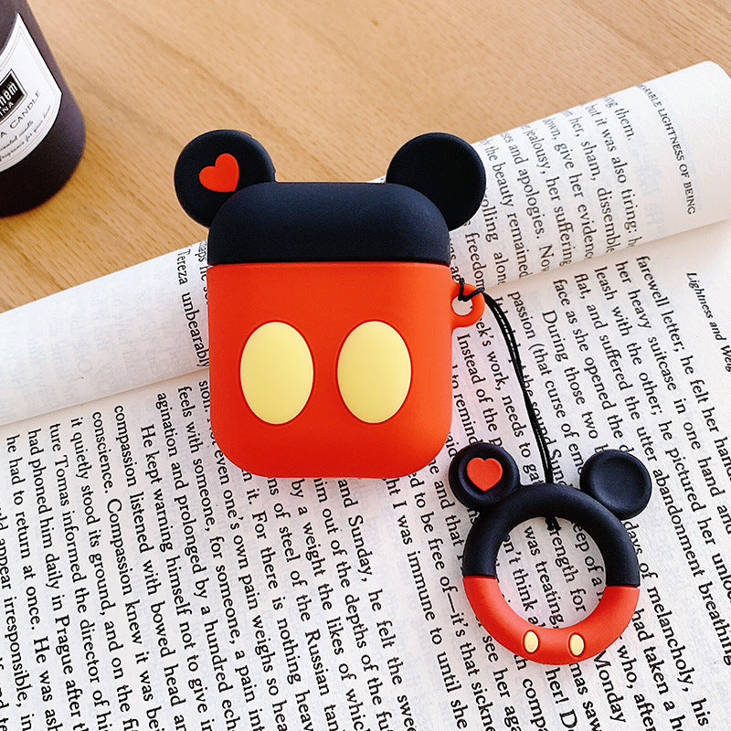Étui de protection en silicone sans fil Bluetooth pour écouteurs AirPods 5e génération compatible avec la boîte mignonne Apple Pro 2e génération