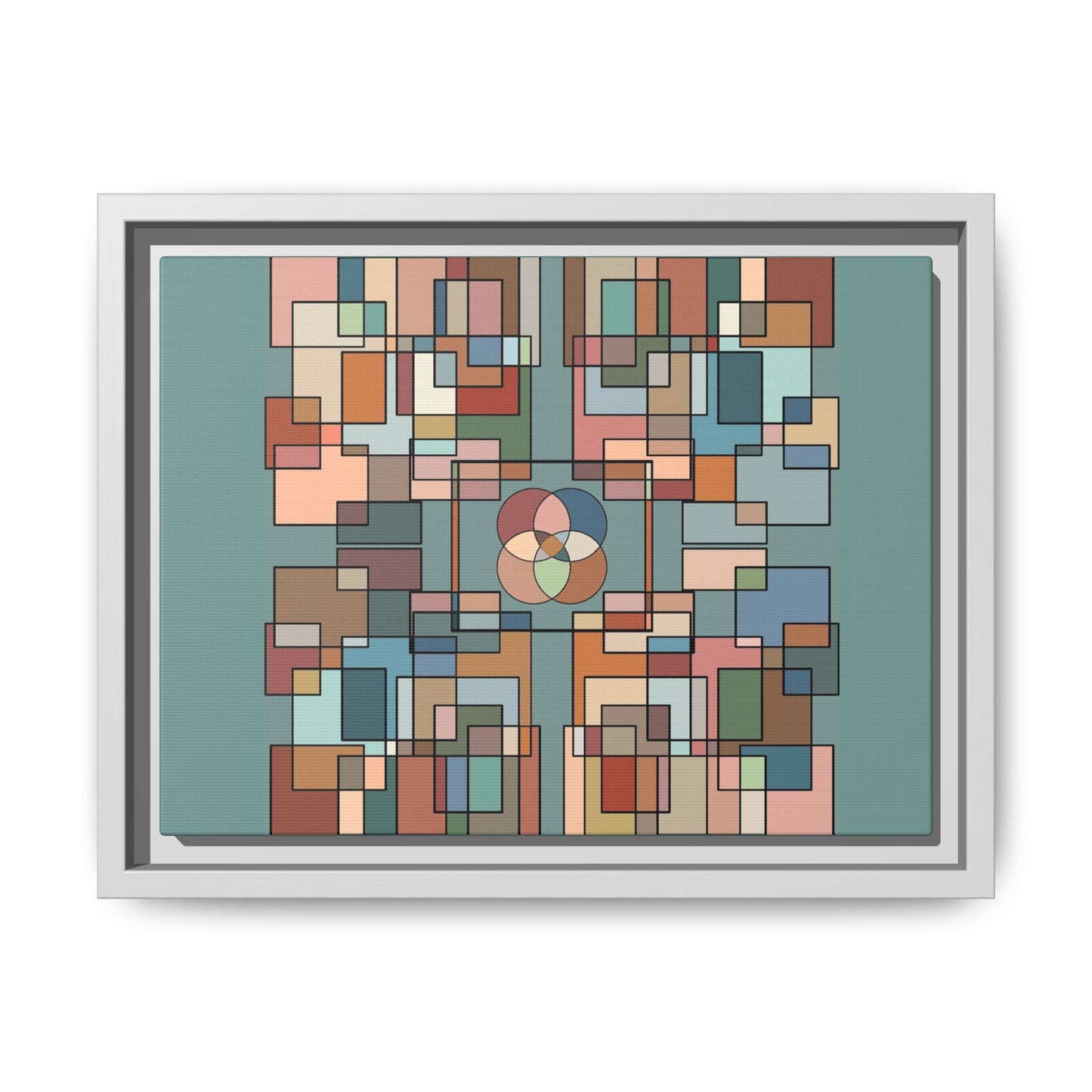 Matte Canvas, Framed (Multi-color)