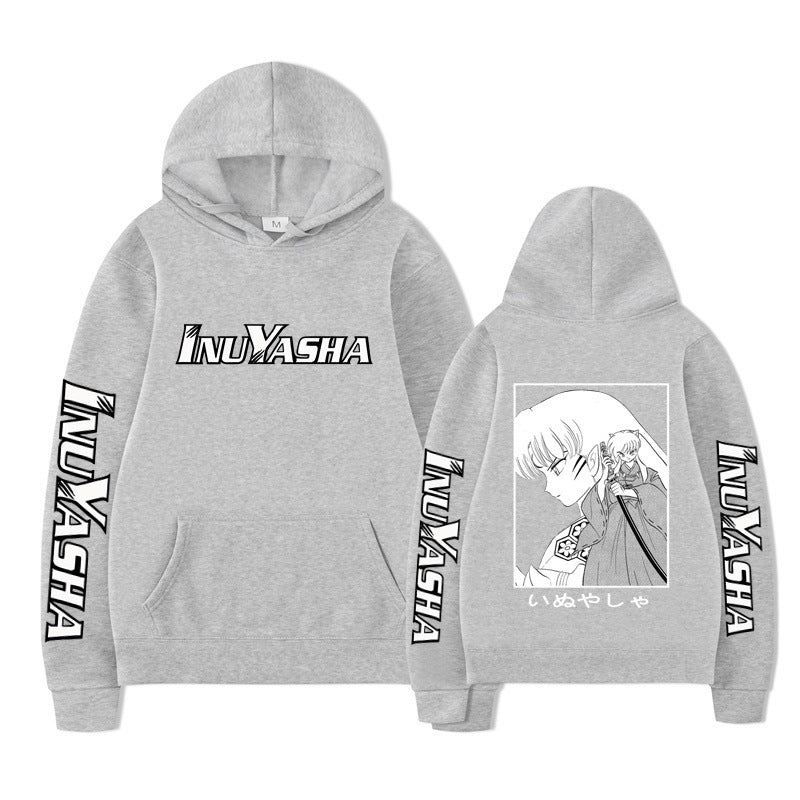 Hooded Sweatshirt with Anime Design, Casual and Creative Hoodie
