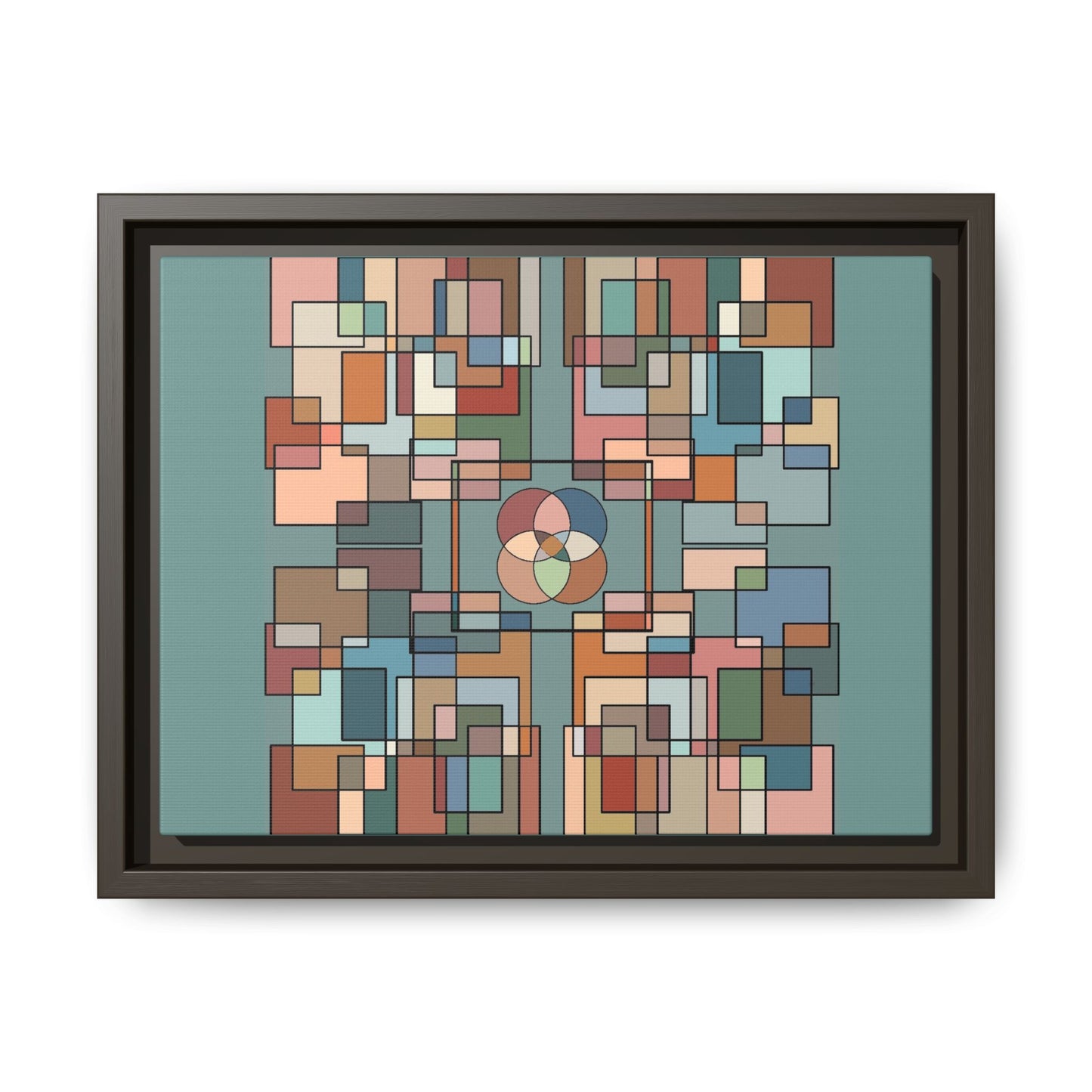 Matte Canvas, Framed (Multi-color)
