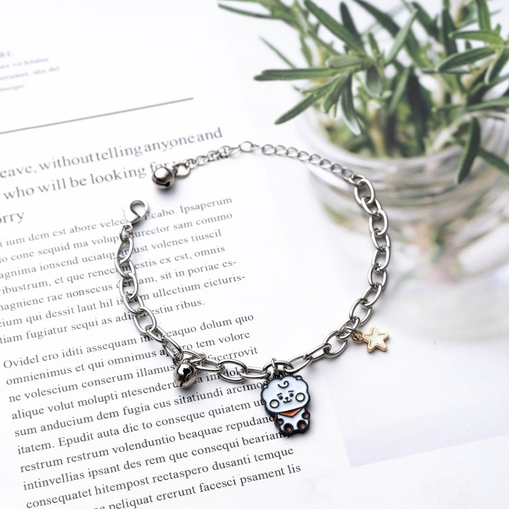 BTS Baby Series Bracelet Cartoon Color Bracelet Student Fan Support Gift