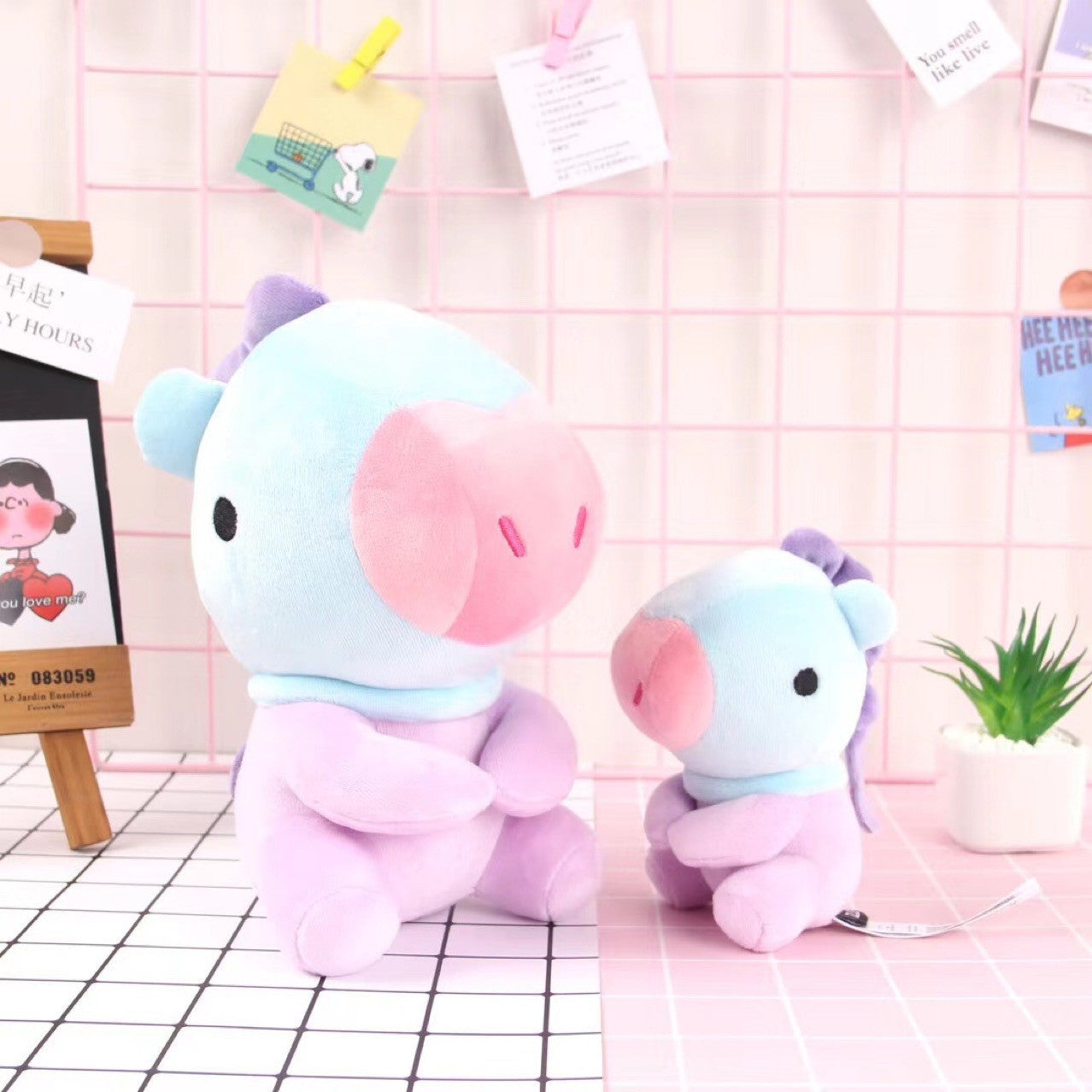 Department of the new bulletproof youth group BT21 Baby plush sitting doll cute BTS animation around dolls
