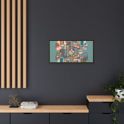 Matte Canvas, Framed (Multi-color)