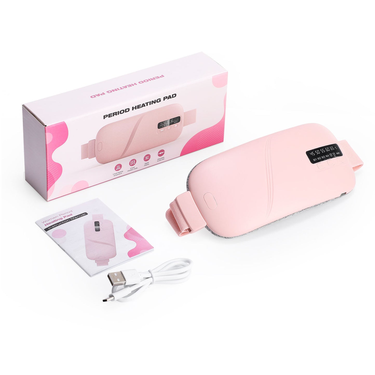 Copy of Wireless Heat Therapy Massage Belt for Women - Menstrual Pain Relief &amp; Abdominal Massage Device