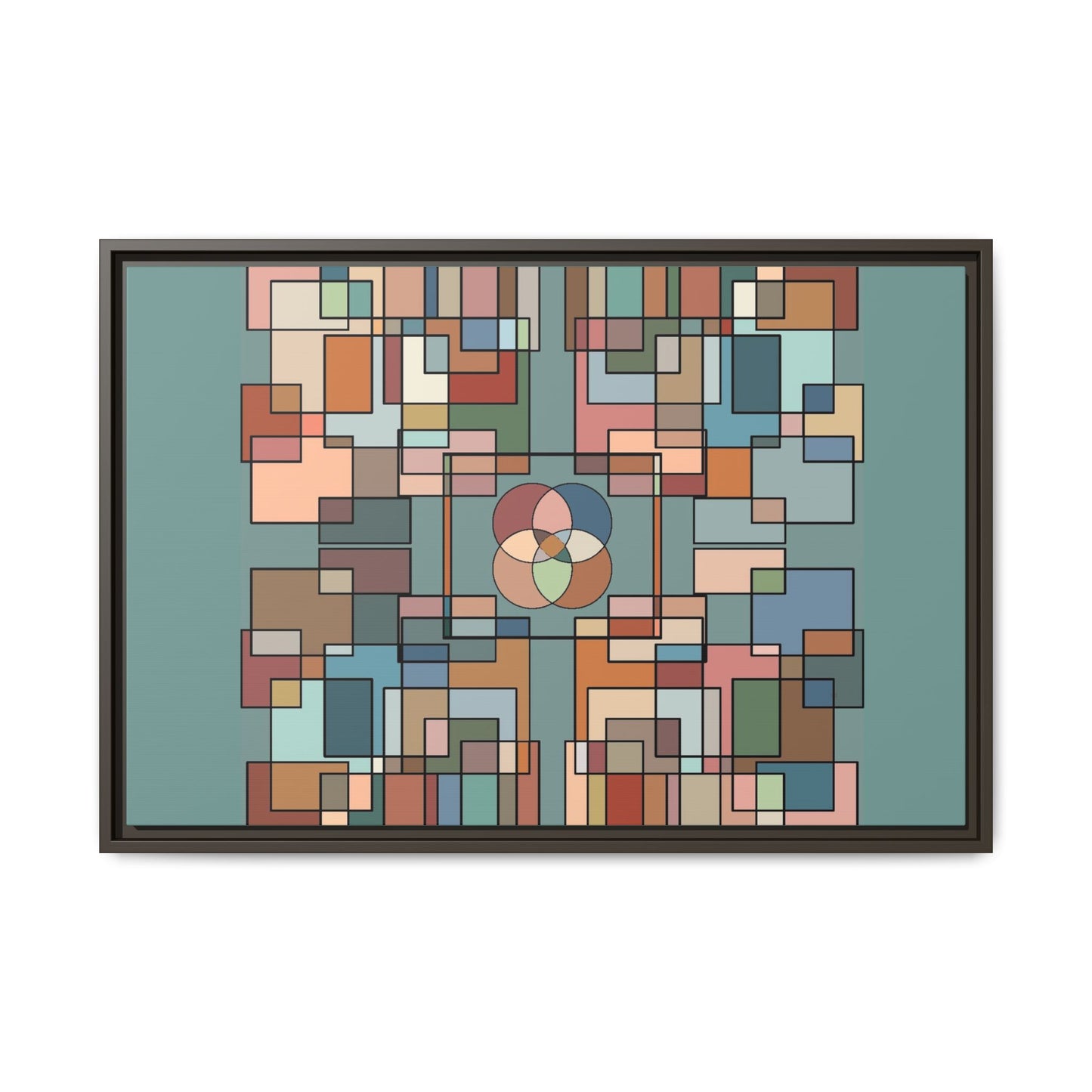 Matte Canvas, Framed (Multi-color)