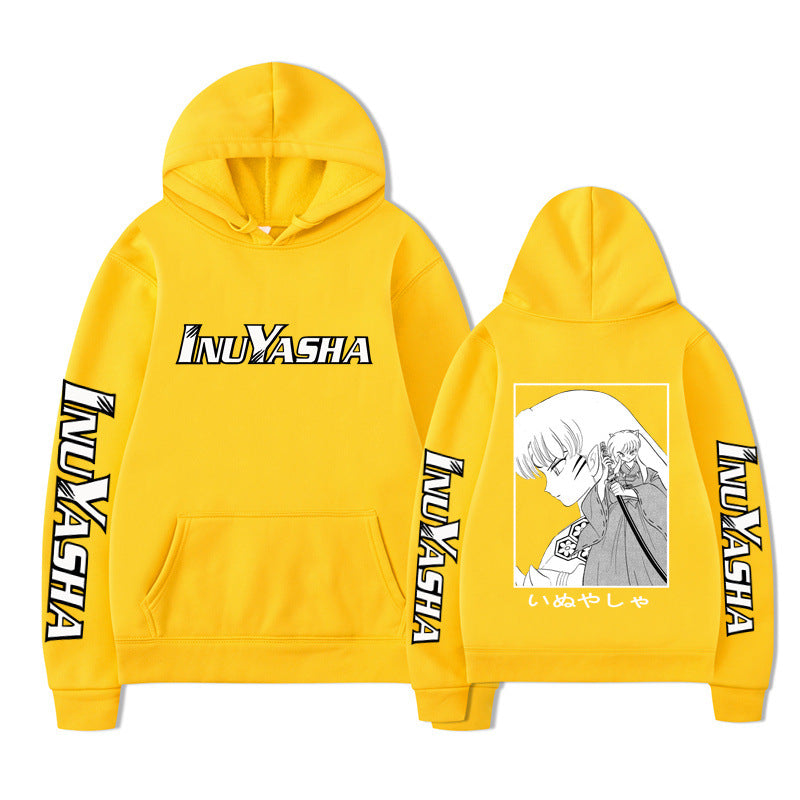 Hooded Sweatshirt with Anime Design, Casual and Creative Hoodie